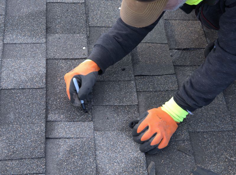 Asphalt Shingle Repair in Action
